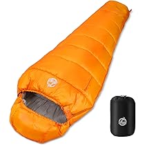 Northroad Mummy Sleeping Bag 14-59 ℉, 3 Season Warm & Cool